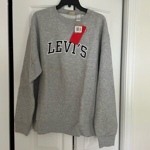 New with tags gray Levi’s sweatshirt